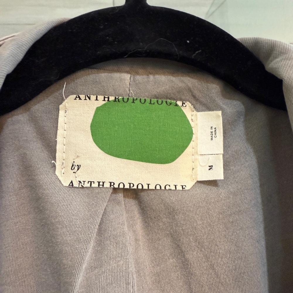 Anthropologie Grey Utility Jacket - Picture 2 of 3